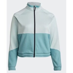Adidas‎ x Zoe Saldana Primegreen Track Jacket Women's XL Colorblock Full Zip New
